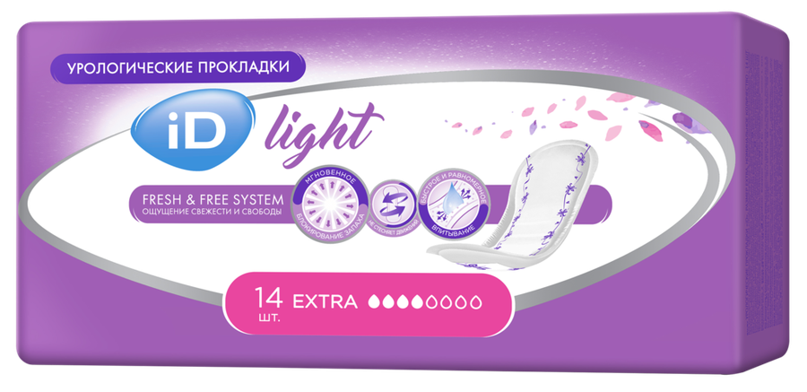 

Прокладки урологические iD Light Extra 14 шт.