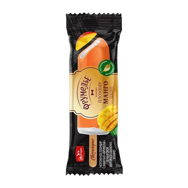 Мороженое Свитлогорье Пломбир Ванильный с манго 300г