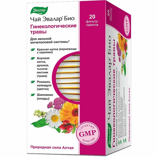 Эвалар Био Чай гинекологические травы 1,5г ф/п №20