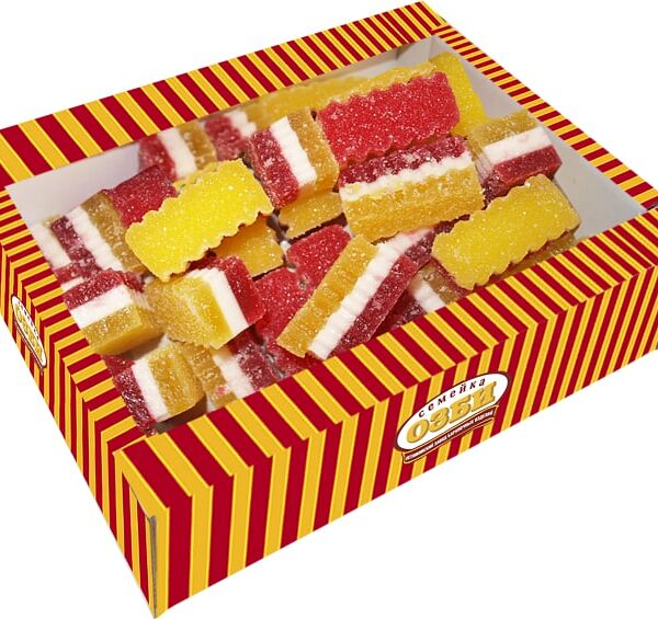 Мармелад Семейка Озби Трехслойный 650г