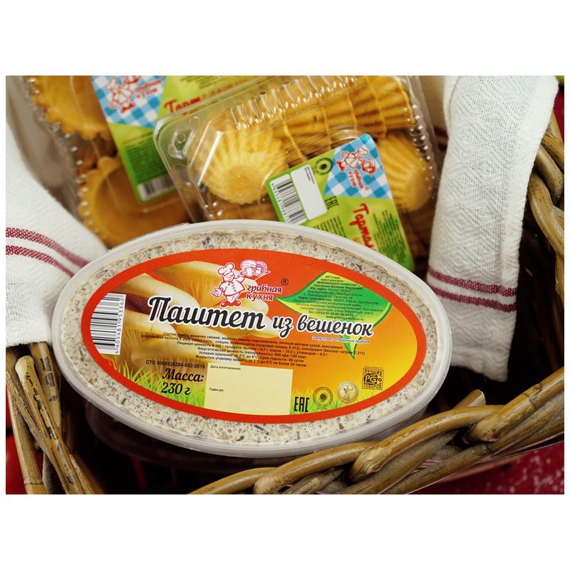 

Паштет Грибная кухня из вешенок 230 г
