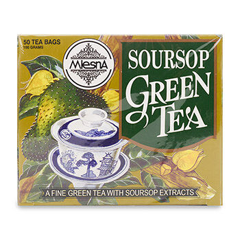 Чай зелёный с ароматом саусепа пакетированный, Mlesna, 50 шт.*2 г, Шри-Ланка