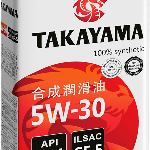 Масло моторное синтетическое Takayama ILSAC GF-5 5W-30 1 л.