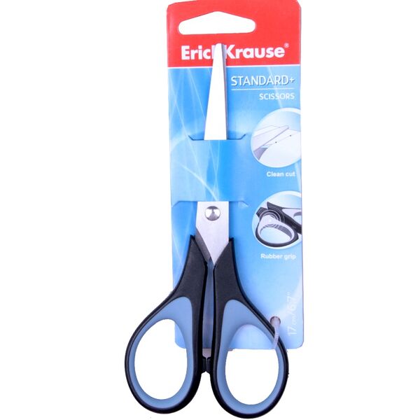 Ножницы ErichKrause Standard+ 17см блистер 35099 35099