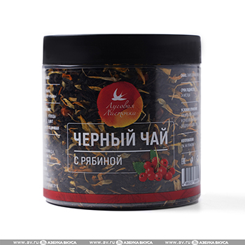 

Чай черный Луговая ласточка с рябиной, 75г