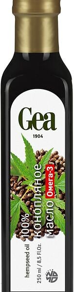 Масло конопляное Gea нерафинированное 250мл