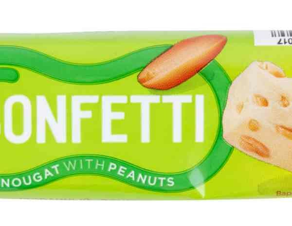 Батончик Bonfetti Нуга с жареным арахисом