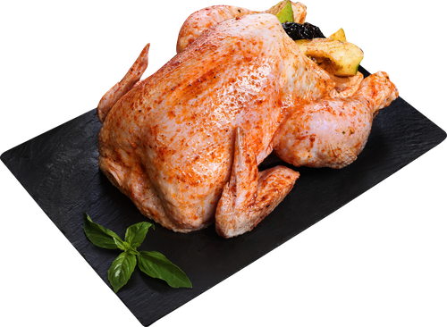 

Цыпленок ЛЕНТА FRESH СП с яблоками и черносливом полуфабрикат охлажденный до 2.0кг