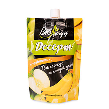 Десерт фруктовый BioNergy Mix Яблоко-Банан, 140 г Россия