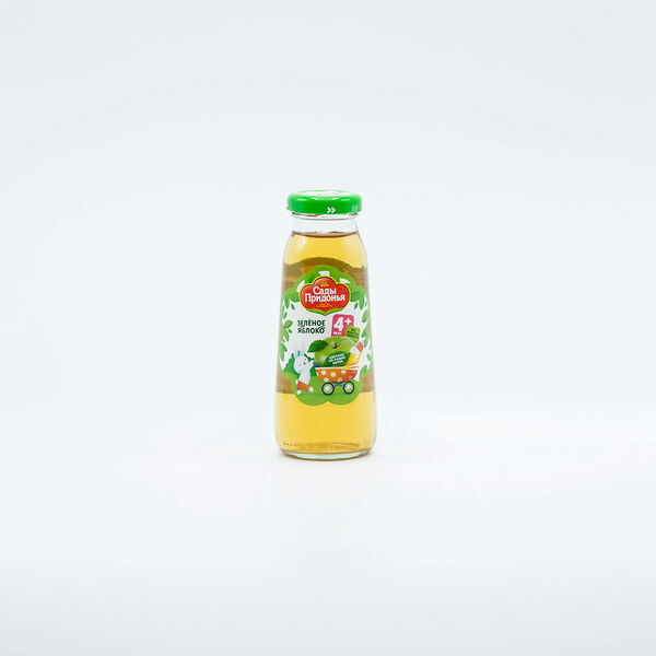 Сок яблочный из зеленых яблок осветленный восстановленный 0.2л ДП Сады Придонья