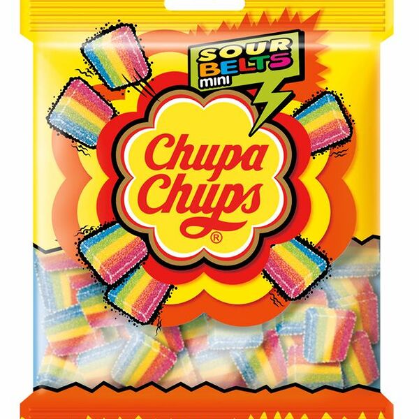 Жевательный мармелад Chupa Chups Sour Belts Mini