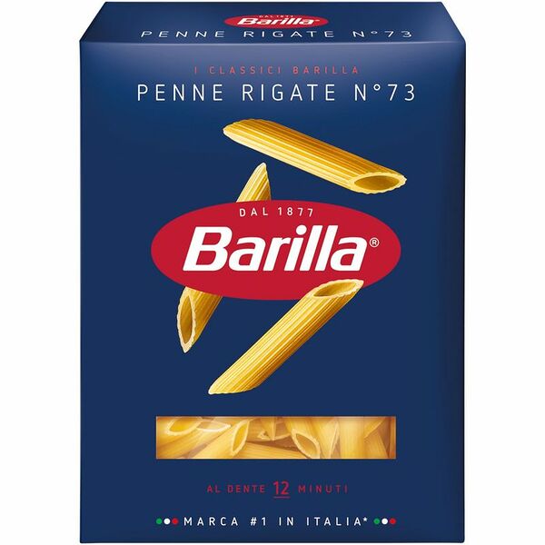 Макаронные изделия Barilla Penne Rigate n.73, из твёрдых сортов пшеницы