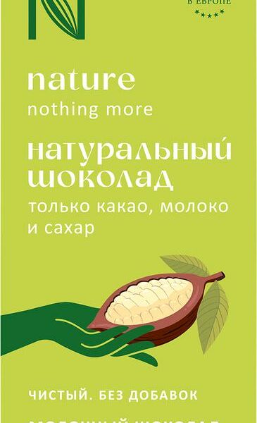 Шоколад Nature Молочный