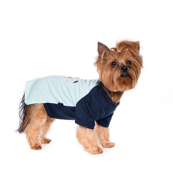 Футболка для собак Rurri 35 см L голубой унисекс