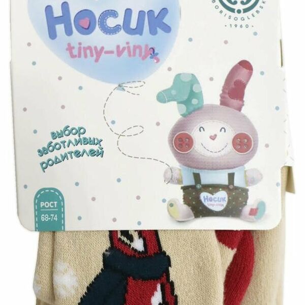 Колготки детские Борисоглебский трикотаж махровые 7С72, р.80-86