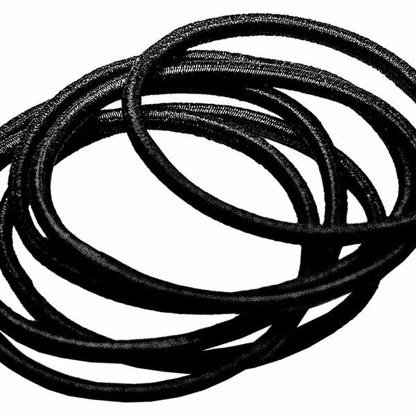 Резинки для волос тонкие Studio style (Студио стайл) 10 шт в ассортименте