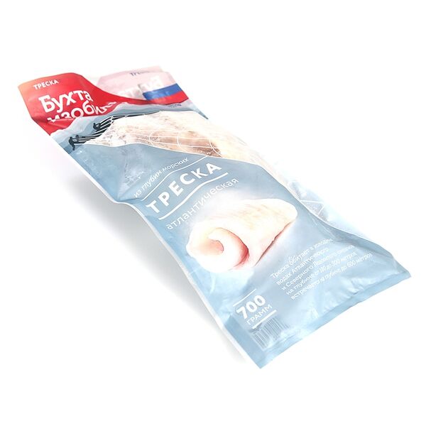 Треска замороженная Бухта изобилия Атлантическая филе-кусок без кожи