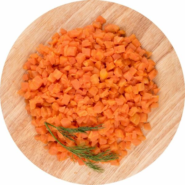 Морковь отварная кубик ТМ Глобус