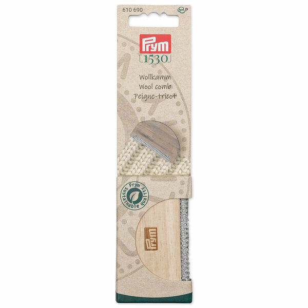 610690 Щётка для шерсти, дерево, 1шт, Prym