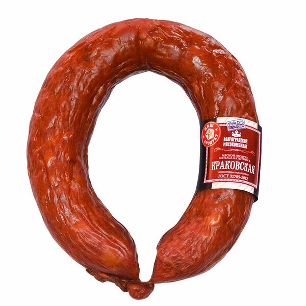 Колбаса полукопчёная Волгоградский МК Краковская, 400г