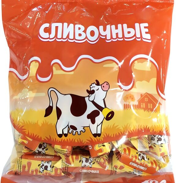 Конфеты Азовская КФ Сливочные 400г