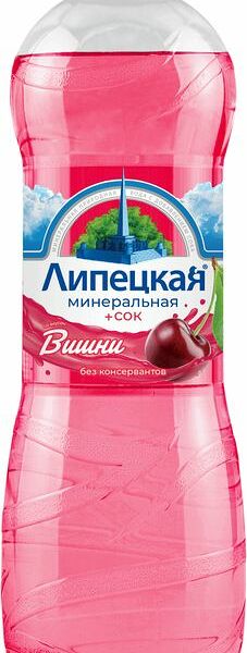 Напиток безалкогольный Липецкая росинка Липецкая Лайт вишня среднегазированный, 500мл