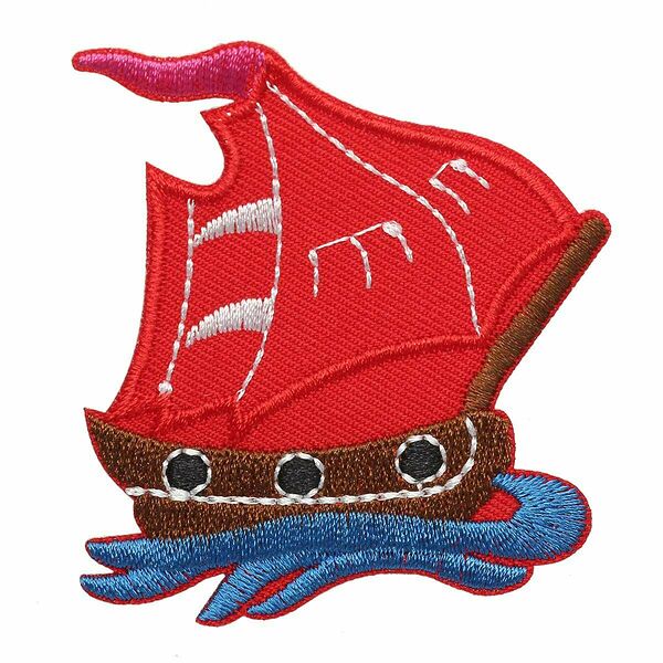 BA1011 Термоаппликация 'Корабль', 6*7см