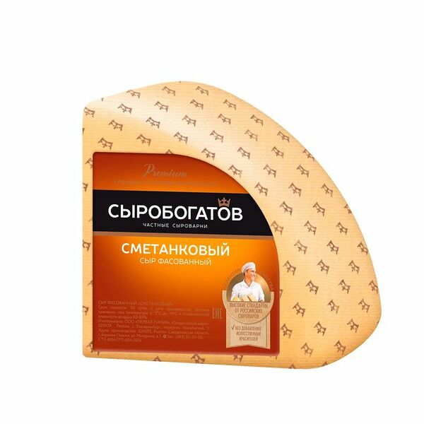 Сыр Сыробогатов Сметанковый 50%