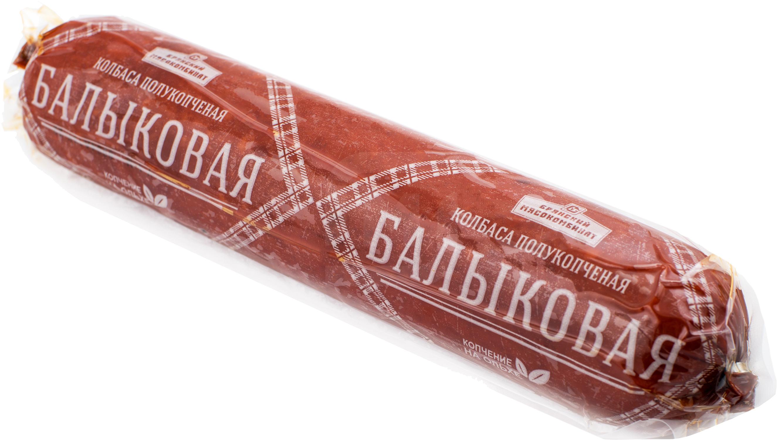 

Колбаса Брянский МК Балыковая полукопчёное вес