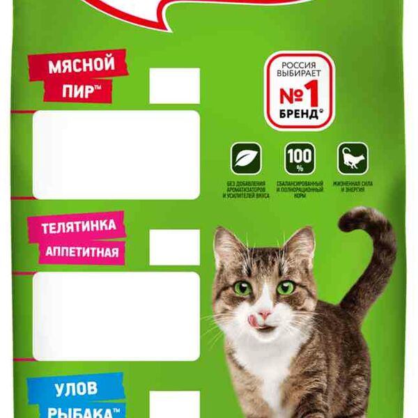 Корм для кошек сухой Kitekat Мясной пир