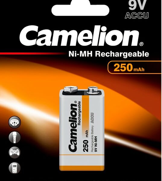Аккумулятор Camelion 9V-250mAh Ni-Mh BL-1 NH-9V250BP1 9В