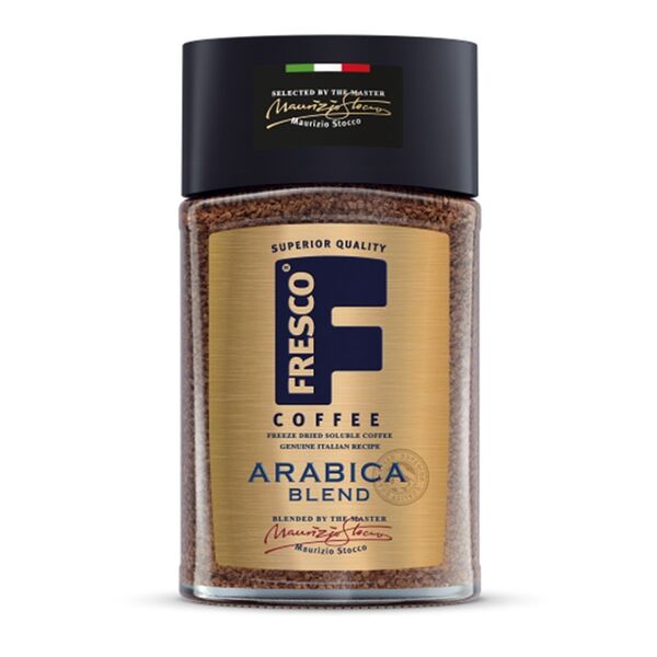Кофе растворимый Fresco Arabica Blend натуральный сублимированный, 190г, Россия