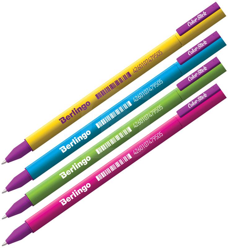 

Ручка гелевая Berlingo Color Stick черная, 0.5 мм, в ассортименте