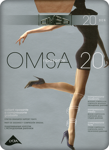 Колготки женские OMSA 20 den caramello 2