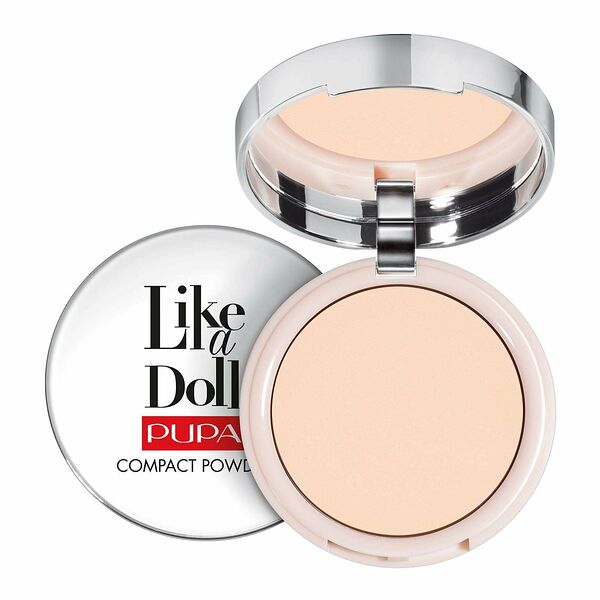 PUPA Пудра для лица компактная Like A Doll легкая, 10 г, 001