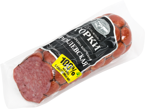 

Колбаса копчено-вареная БЛИЖНИЕ ГОРКИ Рубленая, 350г