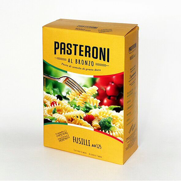 Изделия макаронные Pasteroni Рожки витые №187 грА в/с 400г