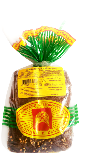 

Хлеб Псковский Хлебокомбинат Австрийский в нарезке 300 г