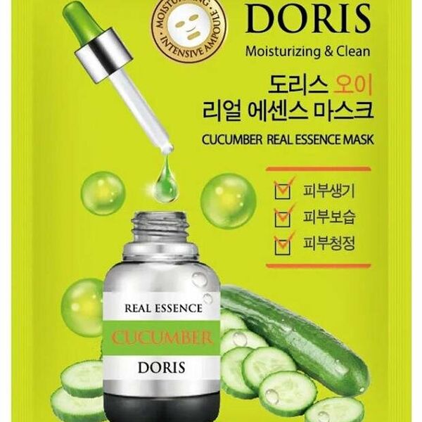 Маска тканевая для лица Jigott Doris Cucumber с экстрактом огурца