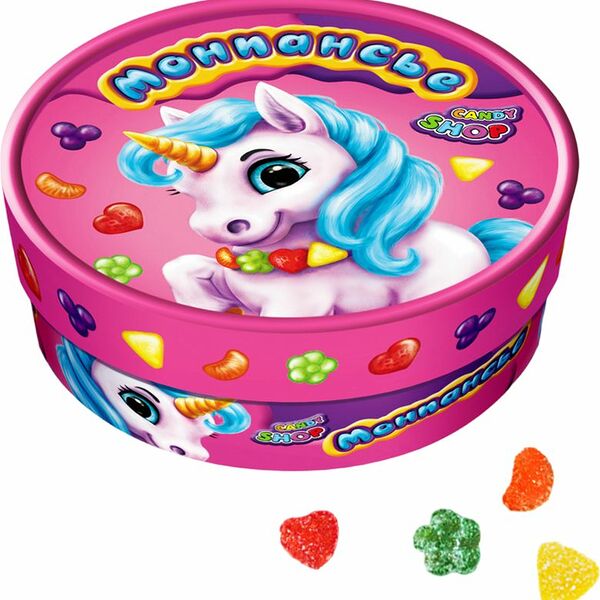 Конфеты Candy Shop Монпансье Ассорти лимон-апельсин-вишня-клубника-груша