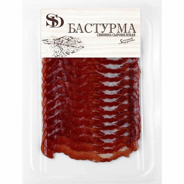 Бастурма мраморная из свинины сыровяленая SD, 70г