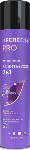 

Лак для волос Прелесть Professional Мегафиксация Защита 300 мл