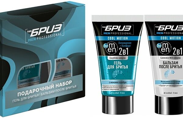 Подарочный набор ТимБриз Гель для бритья 165мл + Бальзам после бритья 165мл