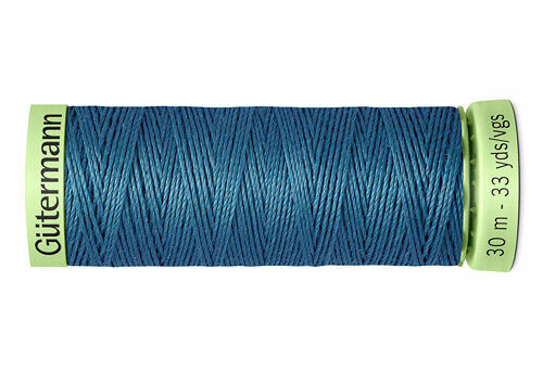 744506 Нить Top Stitch для отстрочки, 30м, 100% п/э Gutermann(903 серо-бирюзовый)