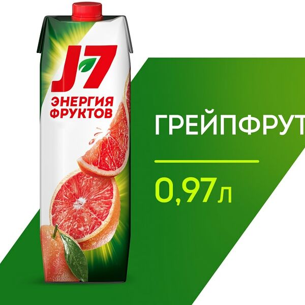 Нектар J-7 Грейпфрут с мякотью 970мл