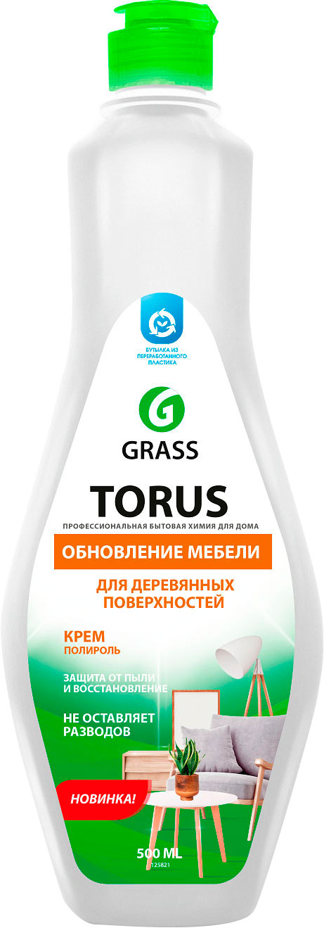 

Очиститель-полироль для мебели Grass Torus 500 мл