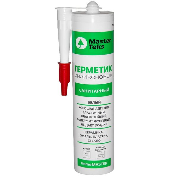 Герметик Xflex MasterTeks Hm силиконовый санитарный белый