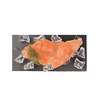 Семга Городской супермаркет малосоленая ломтики от Азбуки Вкуса  Россия