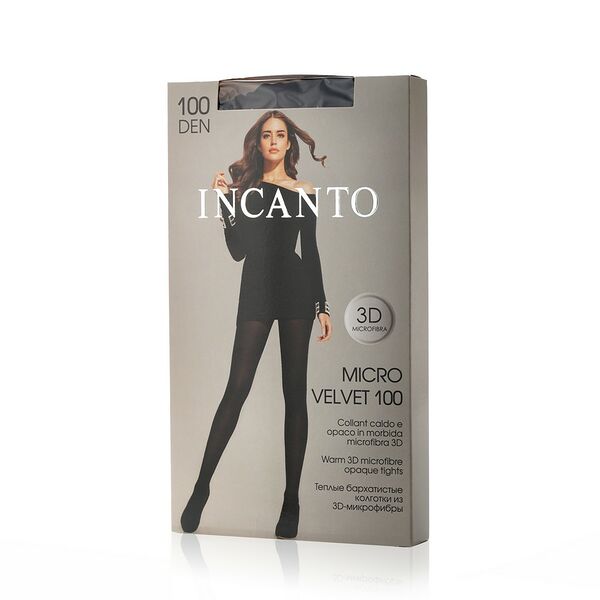 Колготки Microvelvet 100 nero размер 2 ТМ Incanto (Инканто)