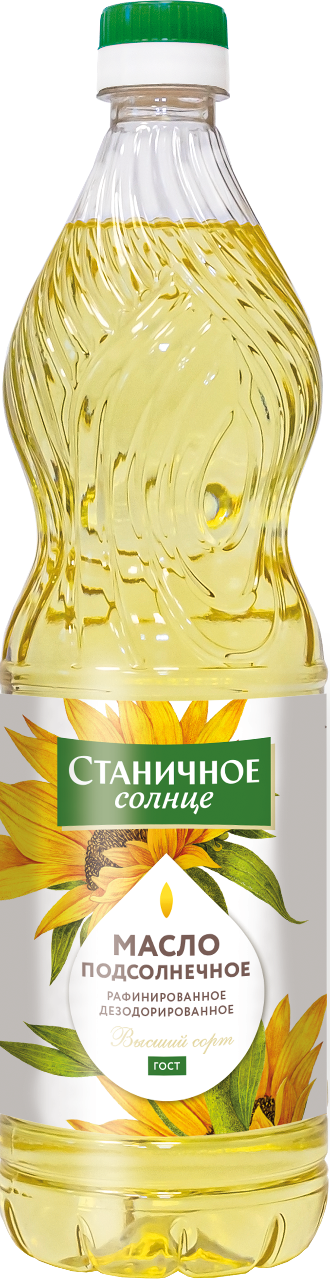 

Масло подсолнечное Станичное солнце рафинированное дезодорированное